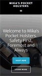 Mobile Screenshot of mikaspocketholsters.com